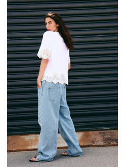 H&M - Women Blue Straight Regular Waist Jeans