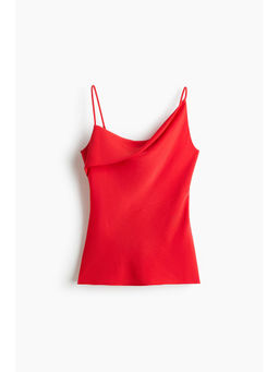 H&M - Women Red Asymmetric Strappy Top