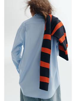 H&M - Women Blue Oversized Shirt