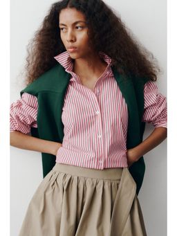 H&M - Women Red Oversized Shirt