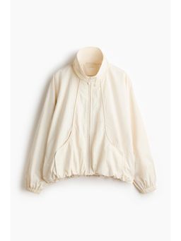 H&M - Women Beige Oversized Nylon Jacket