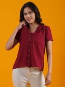 Red color option, Sold out, Currently selected
