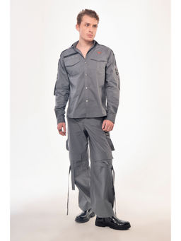 Label Aparna Rawat - Grey Zinc Trouser