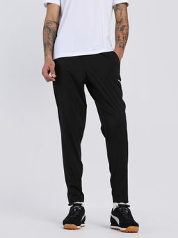 Puma - Men Black Solid Trackpant