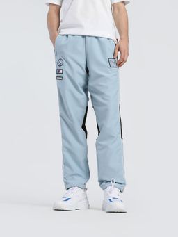 Puma - Men Blue Colorblock Trackpant