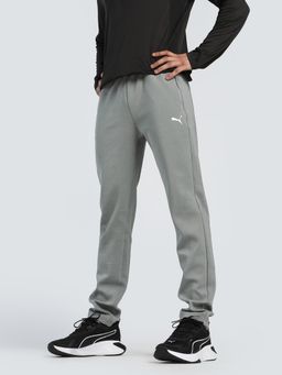 Puma - Men Grey Solid Trackpant