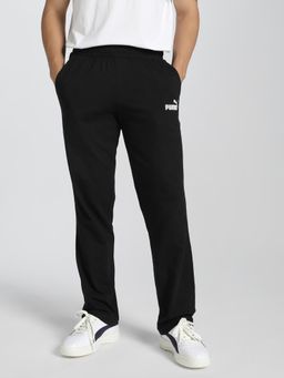 Puma - Men Black Solid Trackpant