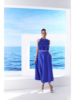 House of Zeniaa - The Bora Bora Crop Top with Skirt (Set of 2)