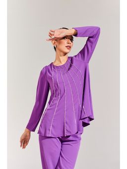 House of Zeniaa - Limelight Lavender Top
