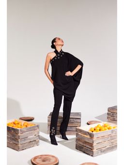 House of Zeniaa - Vera Black Co-Ord (Set of 2)