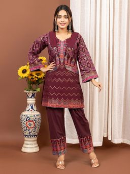 Kidar - Diana Wine Co-Ord Set