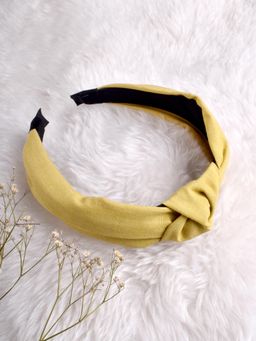 Joker and Witch - Joker & Witch Flynn Dusty Yellow Turban Knot Hairband