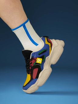 The Souled Store - Originals The Plumber Men Low Top Multi-Color Sneakers