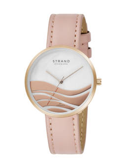 Strand by Obaku - Wave Magenta Mop Dial Quartz Watch For Women (S700LXVPRP-DW)