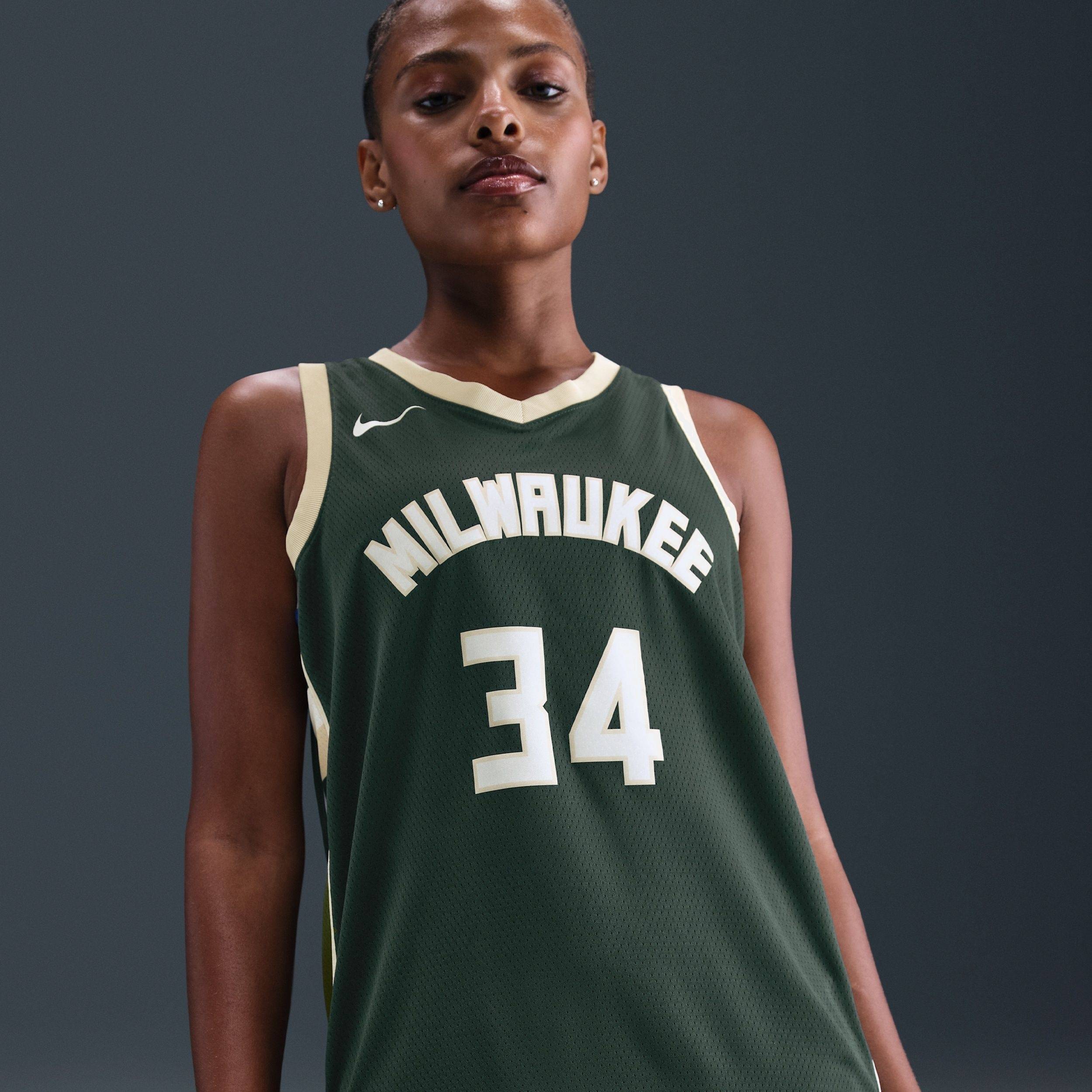 Buy Milwaukee Bucks Icon Edition Men's Nike Dri-FIT NBA Swingman