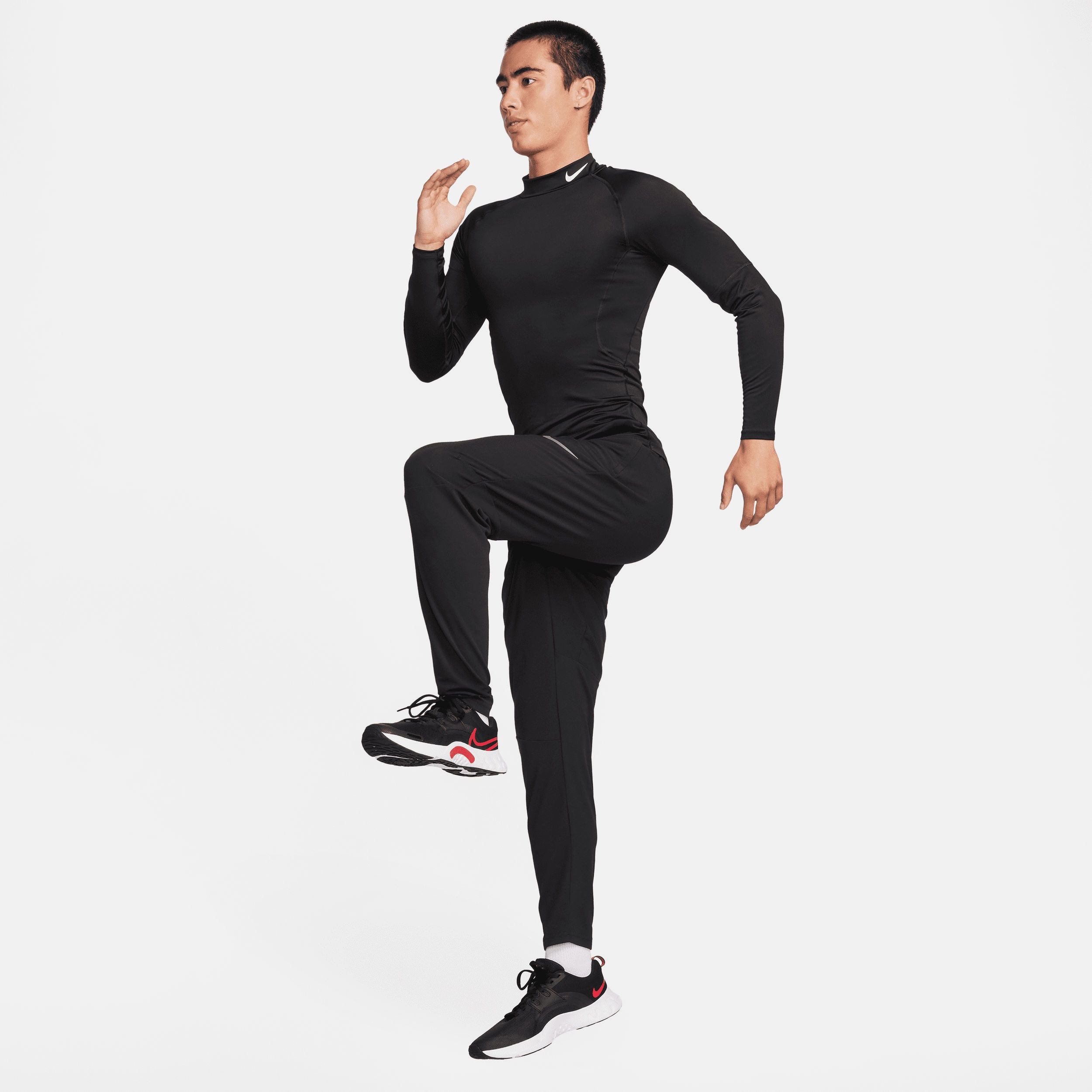 Buy Nike Pro Men's Dri-FIT Fitness Mock-Neck Long-Sleeve Top