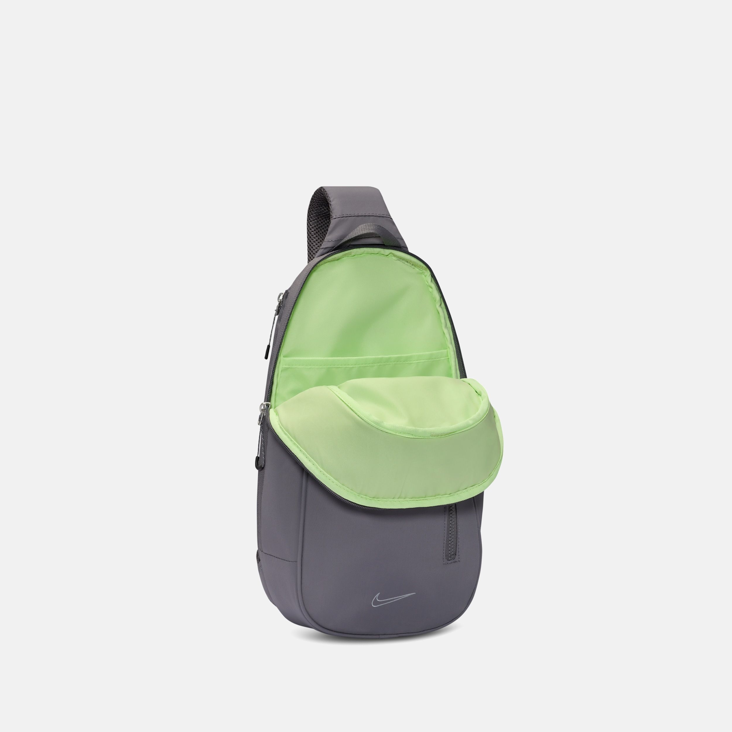 Nike gray × neon green sling bag Buy Nike Sportswear Commute Sling Bag (9L) Online | Nike India
