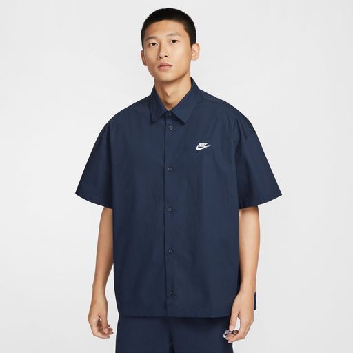 Nike Club - Men's Short-Sleeve Button-Up Shirt