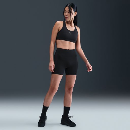 Nike Universa - Women's High-Waisted 12.5cm (approx.) Biker Shorts with No Front Seam
