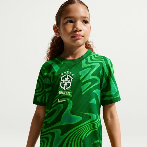 Brazil 2026 Stadium Goalkeeper - Nike Brazil 2026 Stadium Goalkeeper Older Kids' Dri-FIT Soccer Replica Short-Sleeve Shirt