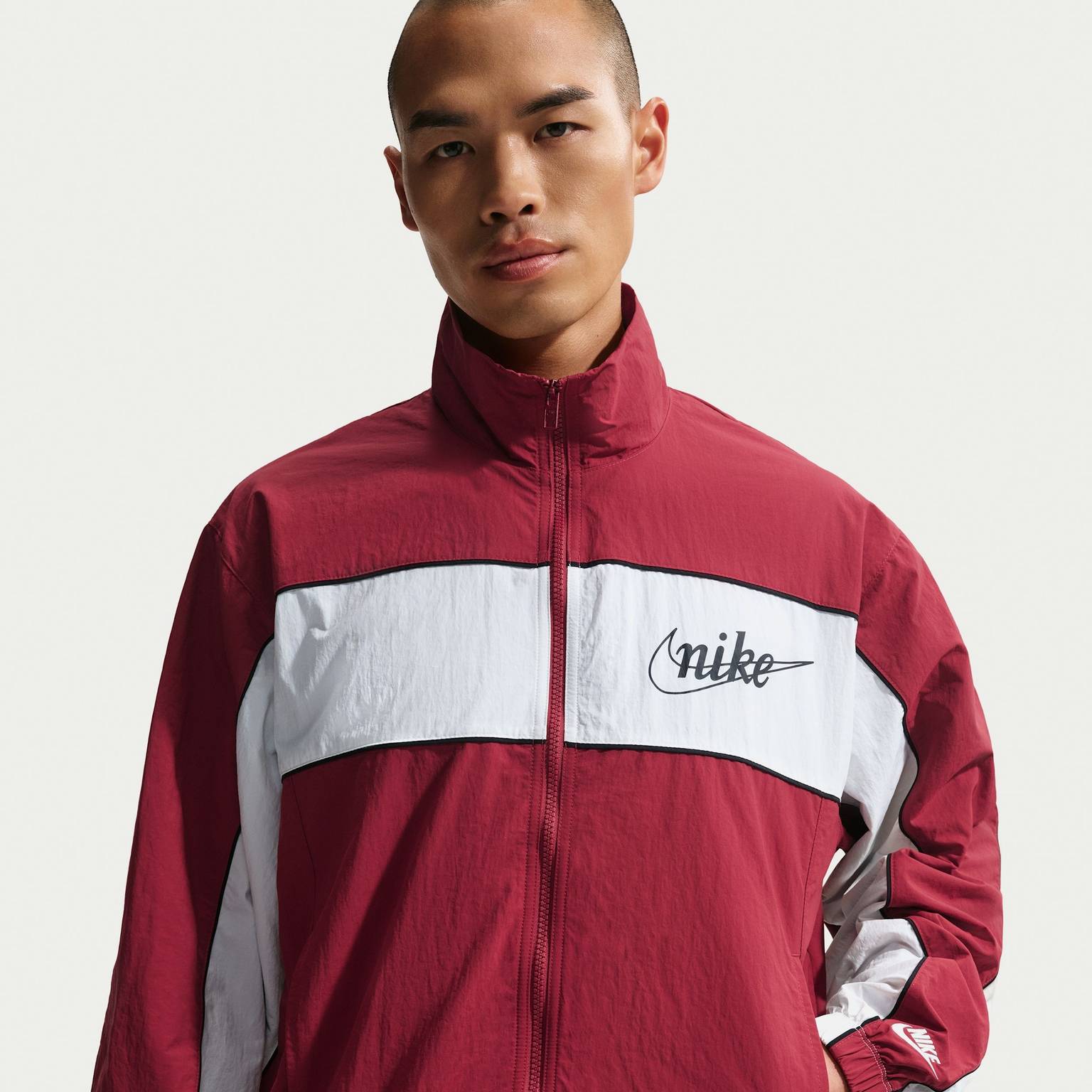 mens red nike jacket
