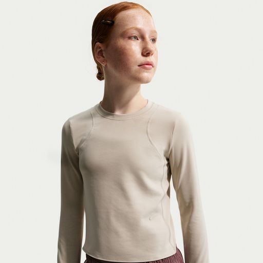Nike MAVN - Girls' Dri-FIT Ribbed Long-Sleeve Top