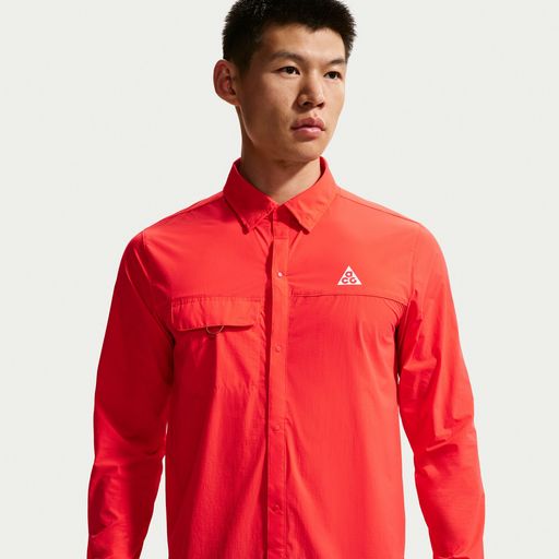ACG 'Aireez' - Men's Long-Sleeve Button-Up Trail-Running Top