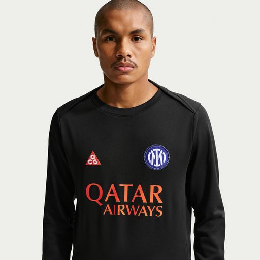 Inter Milan Academy Pro SE - Men's Nike ACG Dri-FIT Football Long-Sleeve Pre-Match Top