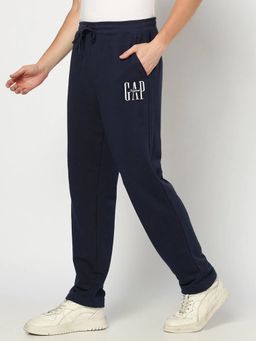 GAP - Men's Navy Blue Print Relaxed Trackpant