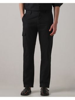 Mufti - Jet Black Solid Cargo