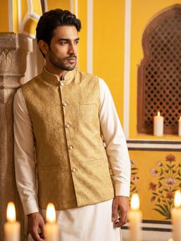 Jompers - Woven Design Nehru Jacket for Men