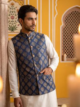 Jompers - Mens Printed Nehru Jacket