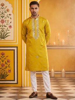 Jompers - Mens Embroidered Kurta with Pyjama