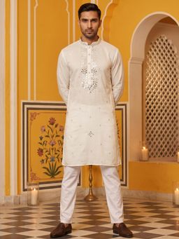 Jompers - Mens Embroidered Kurta with Pyjama