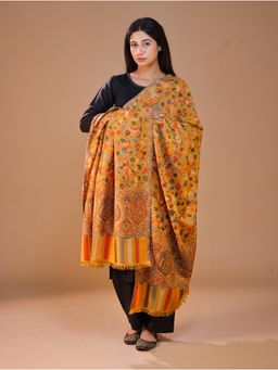 SWI STYLISH - Women's Mustard Kani Shawl