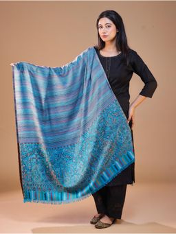 SWI STYLISH - Women's Turquoise Kani Shawl