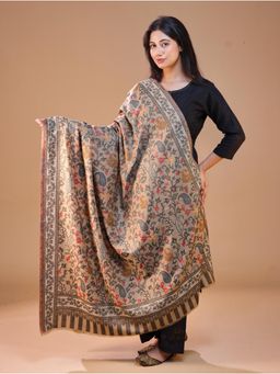 SWI STYLISH - Women's Beige Kani Shawl