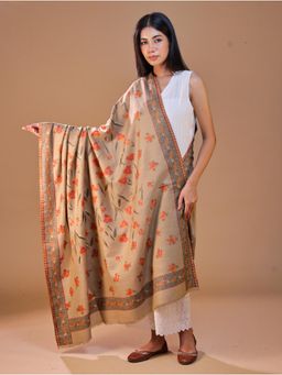 SWI STYLISH - Women's Beige Kani Shawl