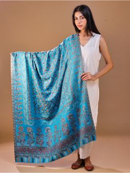 SWI STYLISH - Women's Turquoise Kani Shawl