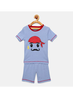 mackly - Boys Nightsuit - Blue (Set of 2)