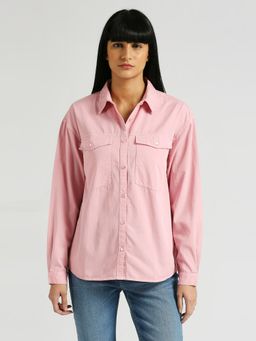Pepe Jeans - Lula Solid Overdyed Twill With Front Patch Pockets Shirt