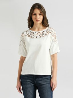 Pepe Jeans - Mirian Lace Detail Top