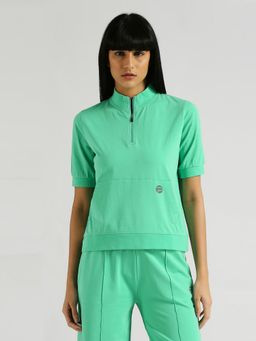 Pepe Jeans - Luz High Neck Half Zip Through Tee