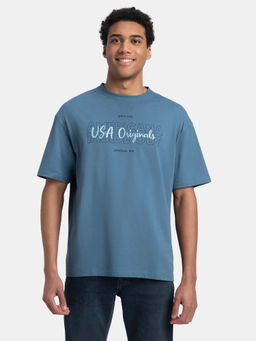 Jockey - US81 Men Super Combed Cotton Printed Oversized T-Shirt - Stellar USA