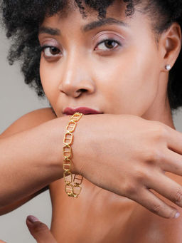 Palmonas - 925 Sterling Silver Bound By Grace Signature Bracelet for Womens