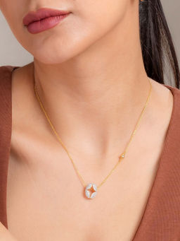 Palmonas - 925 Sterling Silver Aura Necklace for Womens