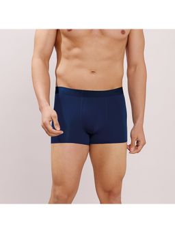 MERCAZE - Navy Blue Ultra Stretch Men Comfort Microfiber Nylon Spandex Trunk