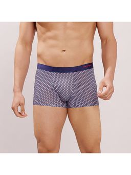 MERCAZE - Men Navy Blue Ultra Stretch Comfort Microfiber Nylon Spandex Trunk