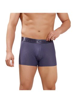 MERCAZE - Blue Men Ultra Soft Textured Jacquard Casual Trunk
