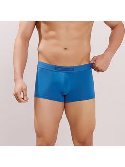 MERCAZE - Blue Men Soft Premium Bamboo Cotton Spandex Daily Boxer Brief